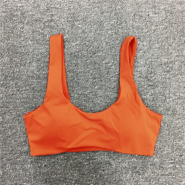 2023 Fitness Bra Kardashian Same Style Shockproof Sports Curved Hem Yoga Wear Bra Slim Fit Top Run Women - Image 11