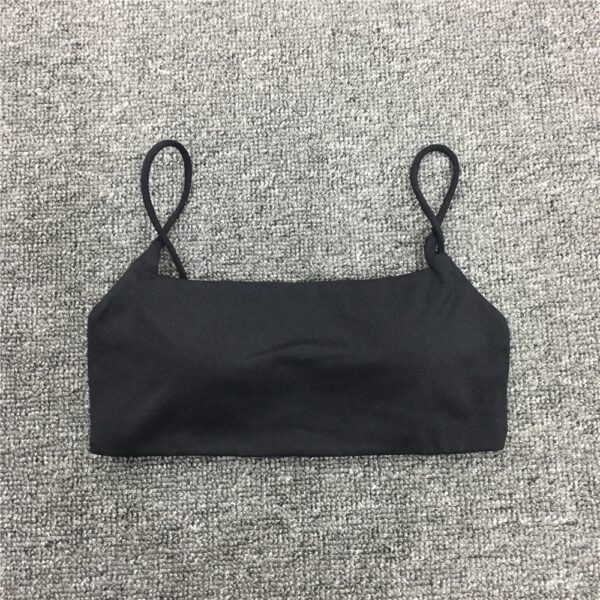 2023 Fitness Bra Kardashian Same Style Shockproof Sports Curved Hem Yoga Wear Bra Slim Fit Top Run Women - Image 19