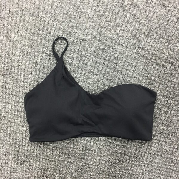 2023 Fitness Bra Kardashian Same Style Shockproof Sports Curved Hem Yoga Wear Bra Slim Fit Top Run Women - Image 31