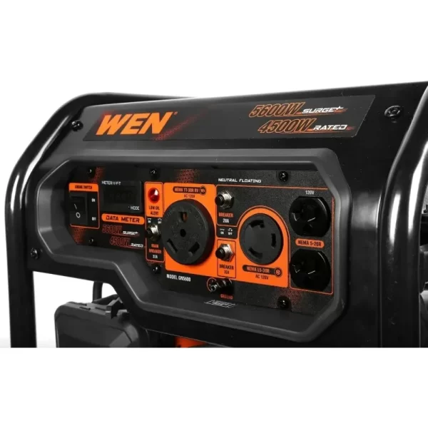 5600-Watt Portable Generator, 224cc, Transfer-Switch and RV-Ready (GN5600) - Image 4